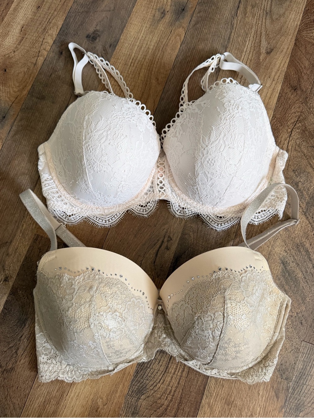 Victorias Secret Dream Angels Lined Demi Bras Lace 38DD